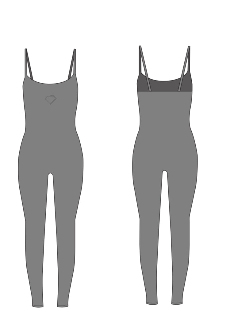 Signature Jumpsuit - BABY GREY