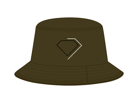 KYEI Motif Bucket Hat (Army Green)